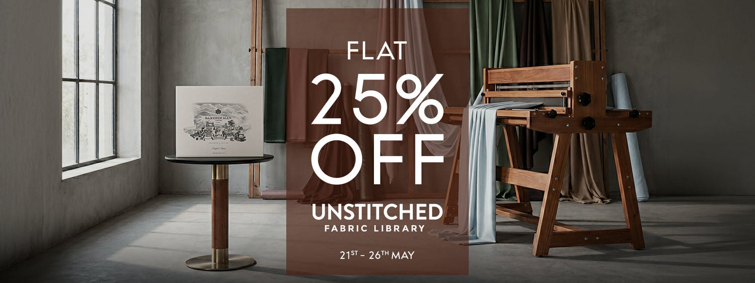 FLAT 25% Off-Unstitched