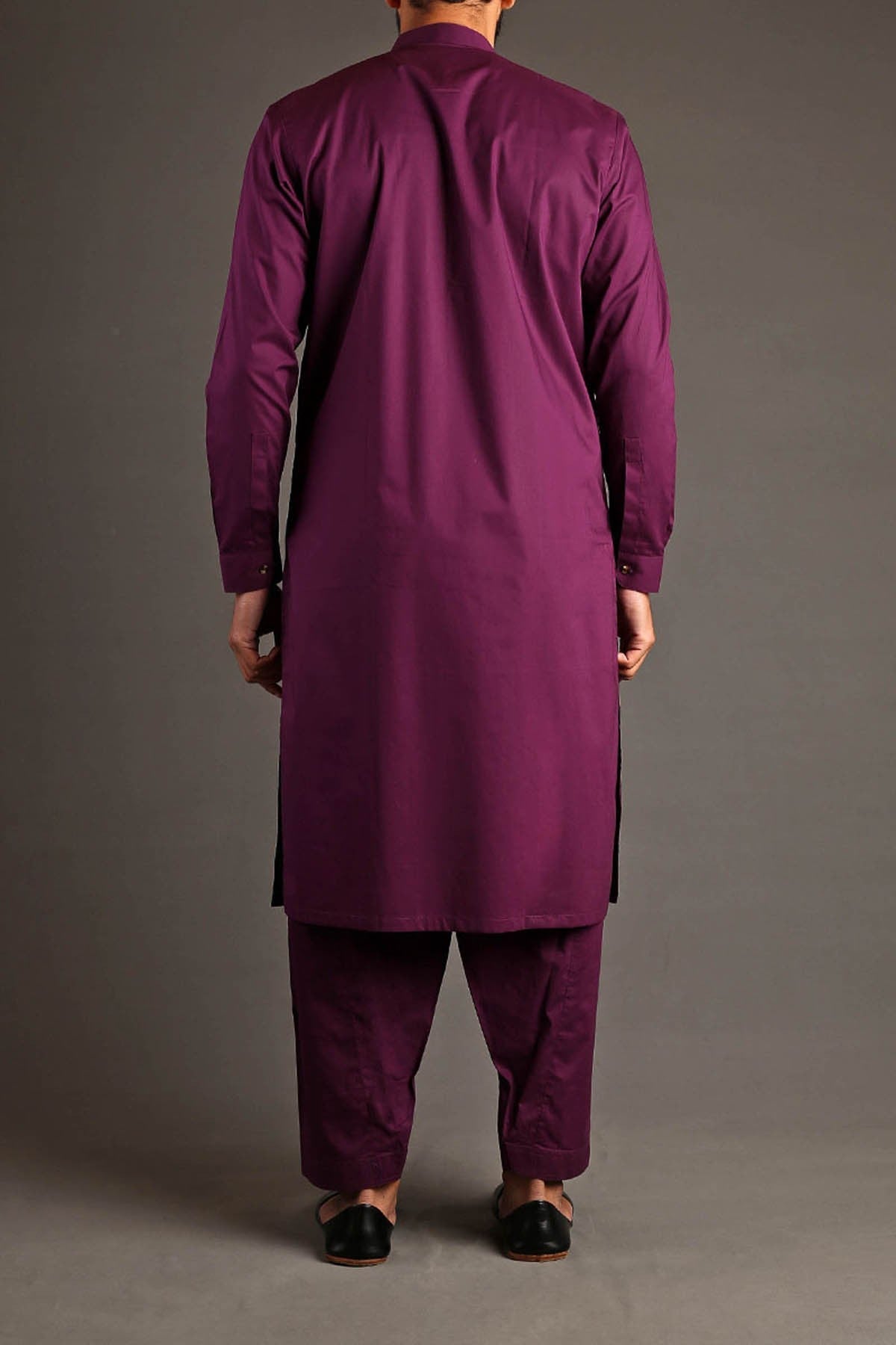 KAMEEZ SHALWAR PLUM
