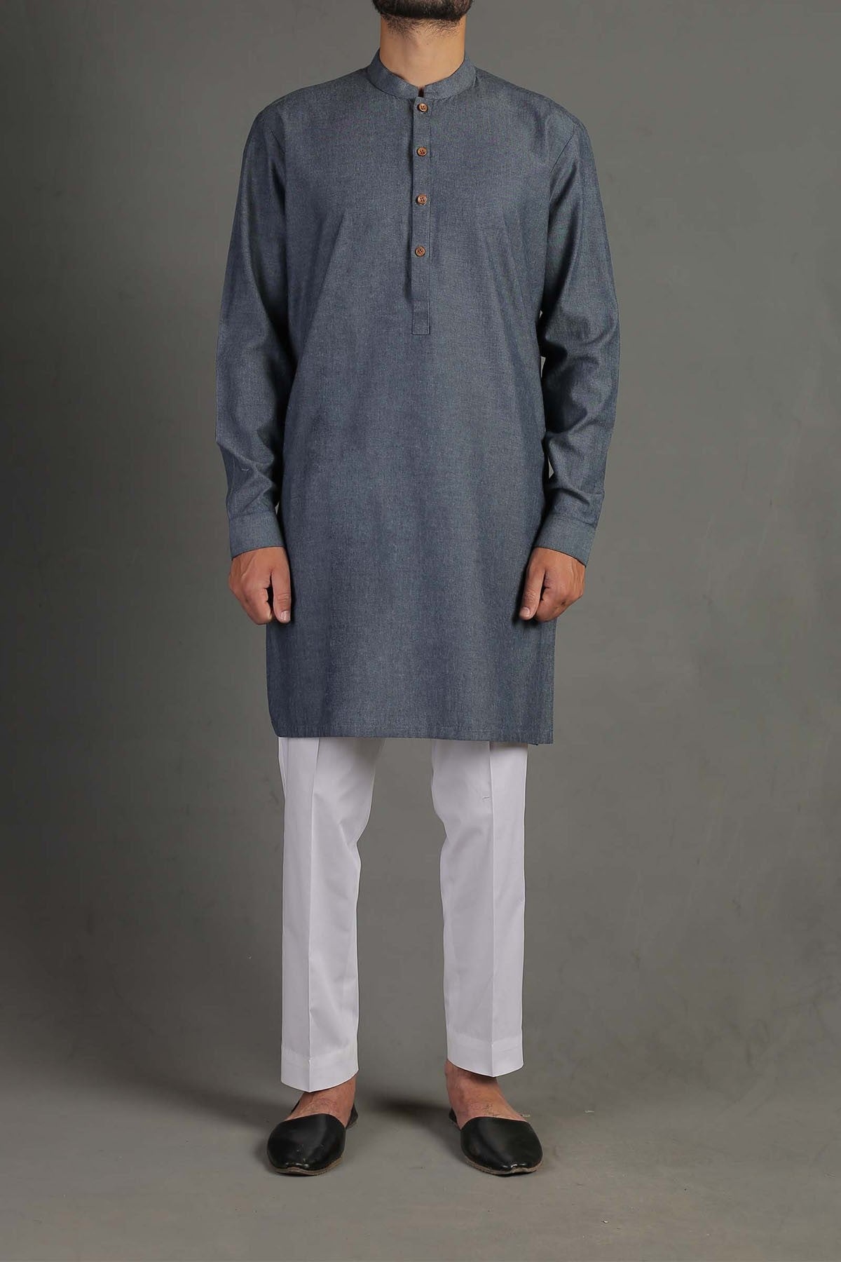 Short Kurta - Blue