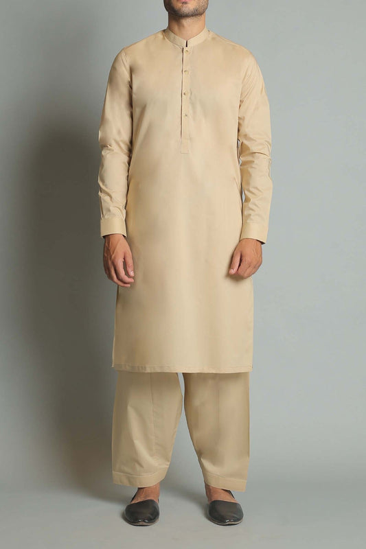 KAMEEZ SHALWAR BEIGE