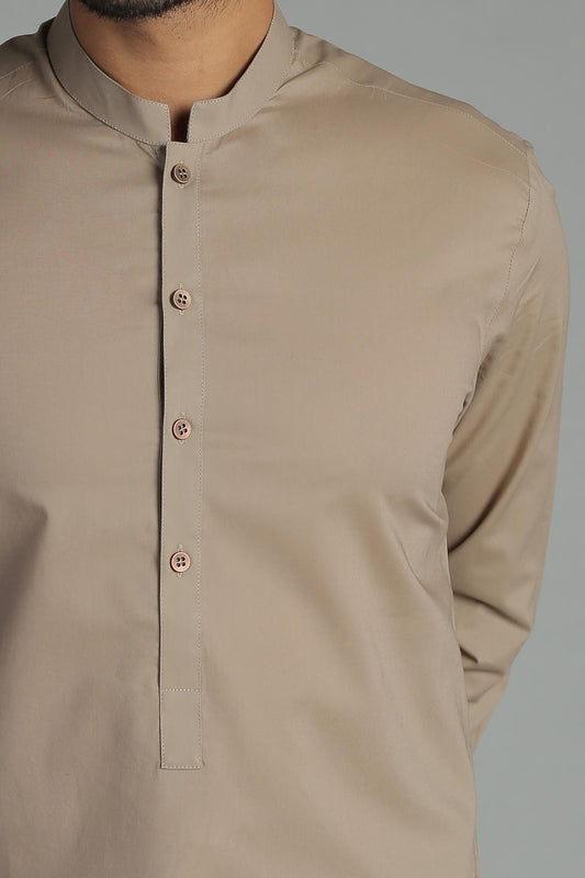 KAMEEZ SHALWAR TAN