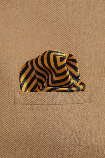 SILK POCKET SQUARE  STRIPES