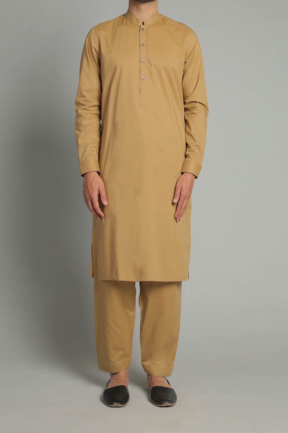 KAMEEZ SHALWAR BROWN - shop at Bareezeman