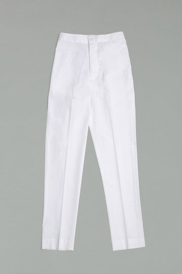 Classic Fit Trouser - White