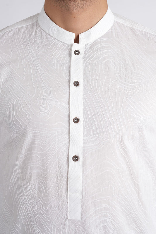 INTL-Embroidered-Kurta-White