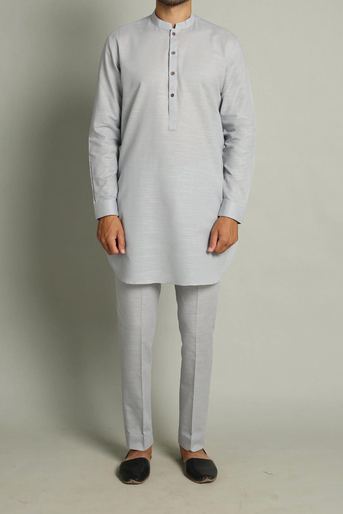 SHORT KURTA TROUSER GEY