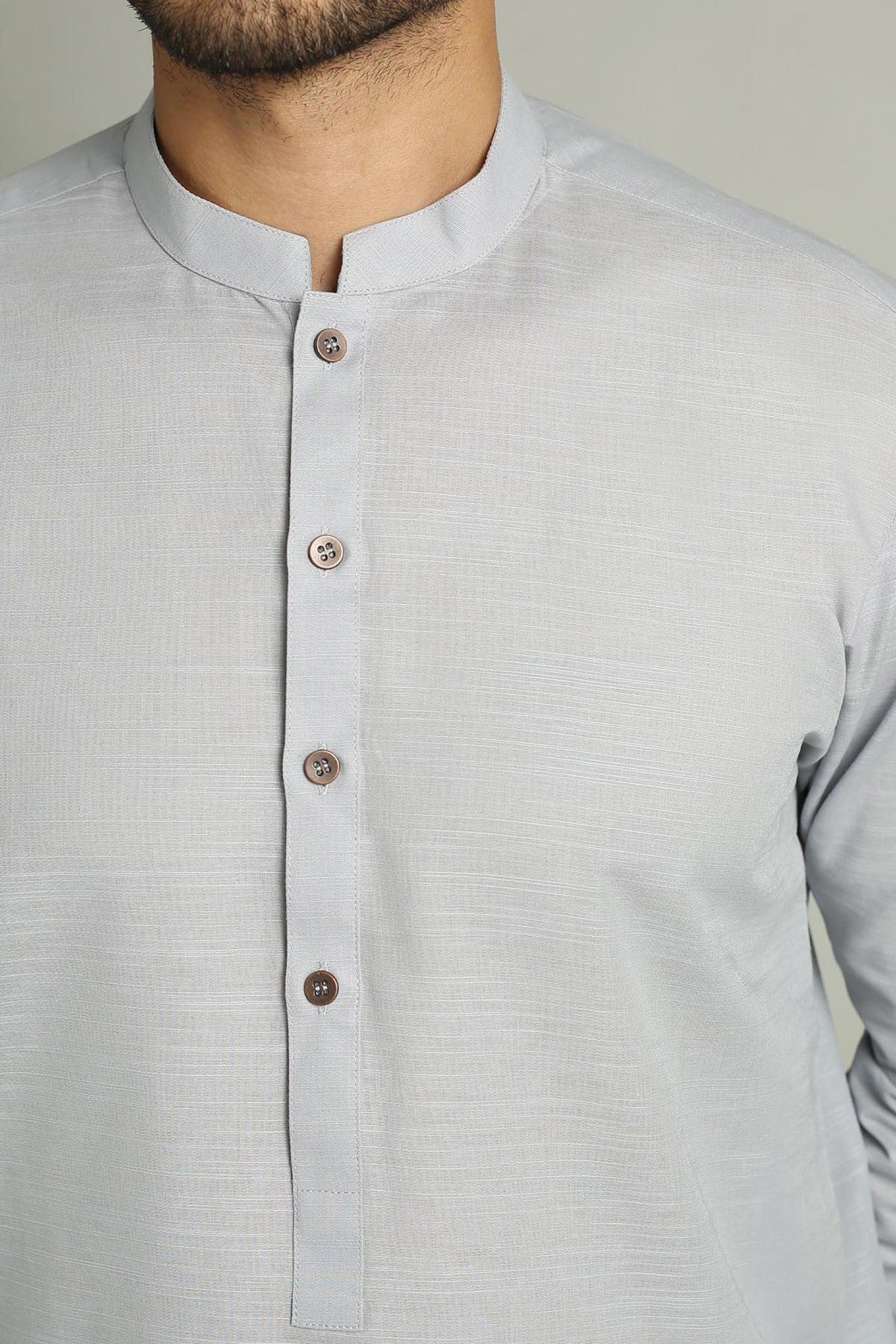 SHORT KURTA TROUSER GEY