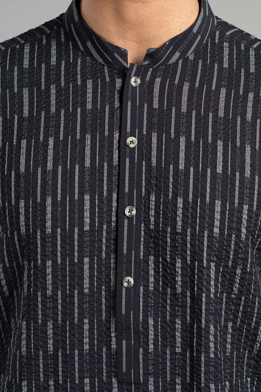 KURTA TROUSER BLACK - shop at Bareezeman