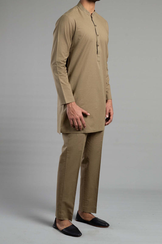 KURTA TROUSER GREEN - shop at Bareezeman