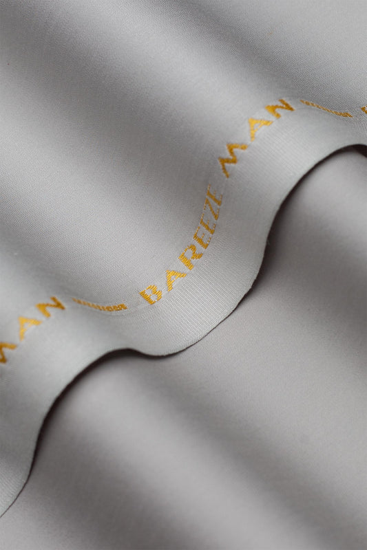 COTTON UNSTITCHED CEMENT GREY