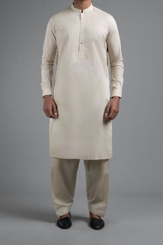 KAMEEZ SHALWAR BEIGE