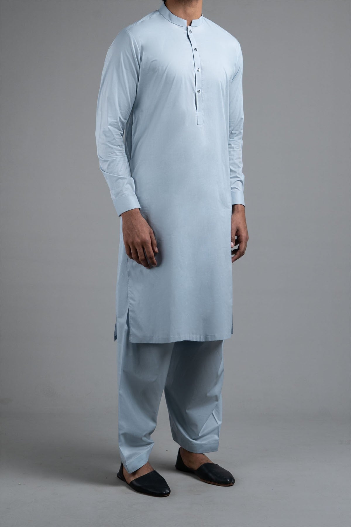 KAMEEZ SHALWAR GREY