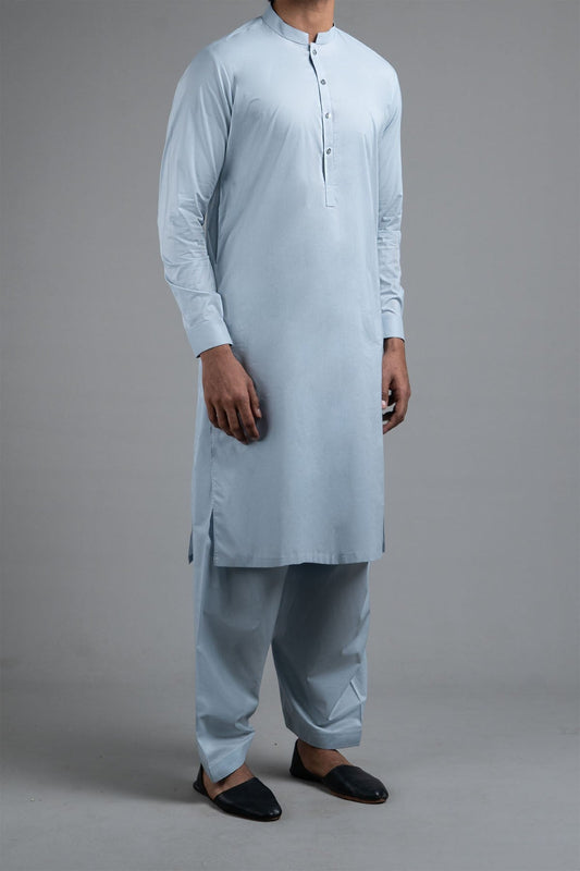 KAMEEZ SHALWAR GREY