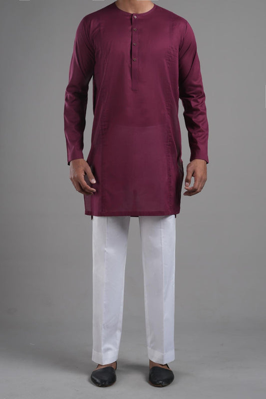 SHORT KURTA MAROON