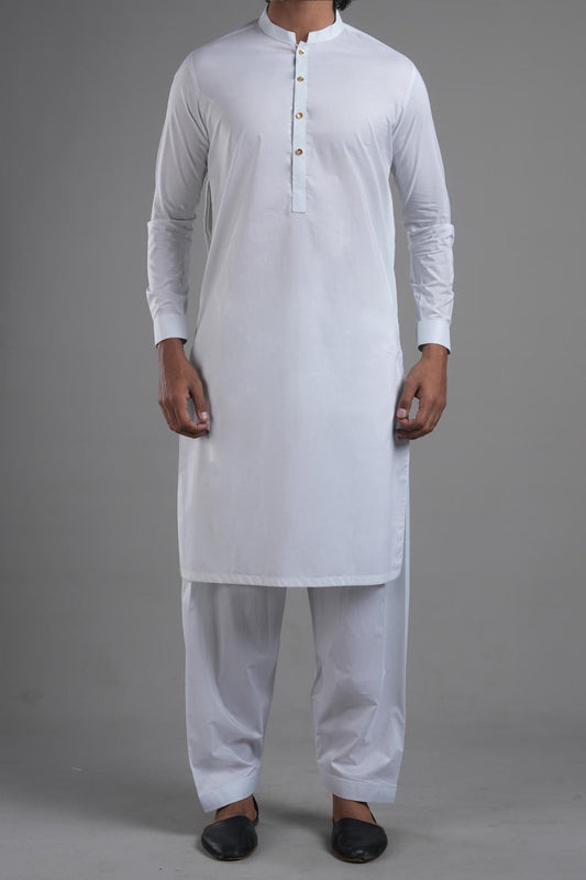 KAMEEZ SHALWAR SKY BLUE - shop at Bareezeman