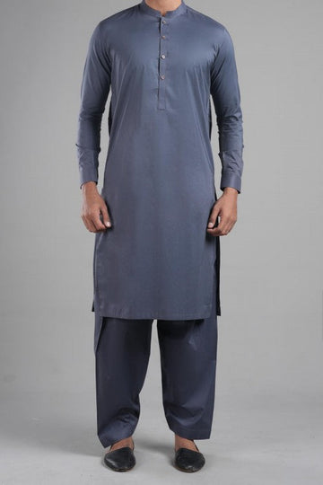 SHORT KURTA TROUSER GREY