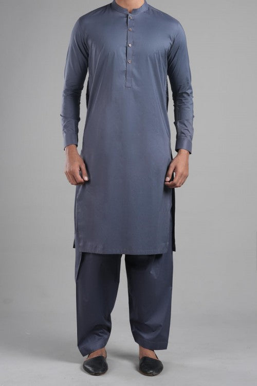 SHORT KURTA TROUSER GREY