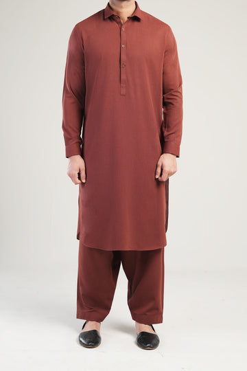 Shalwar Kameez-KSL002405-Maroon