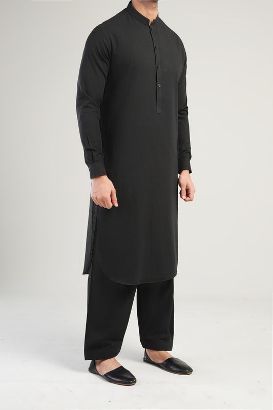 Shalwar Kameez-KSL002407-Black