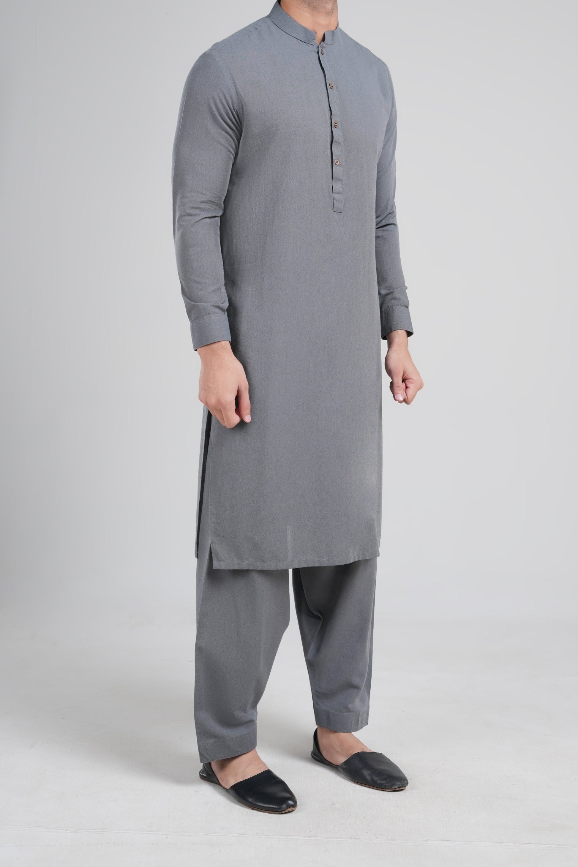 SHALWAR KAMEEZ GREY - shop at Bareezeman