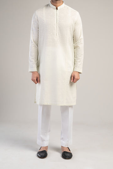 Embroidered Kurta-BMR-1794R1-L-GREEN