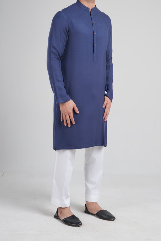 Long Kurta-BKP002401-Navy-Blu