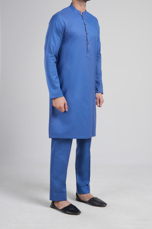 Kurta Trouser-LKTW002401-Blue