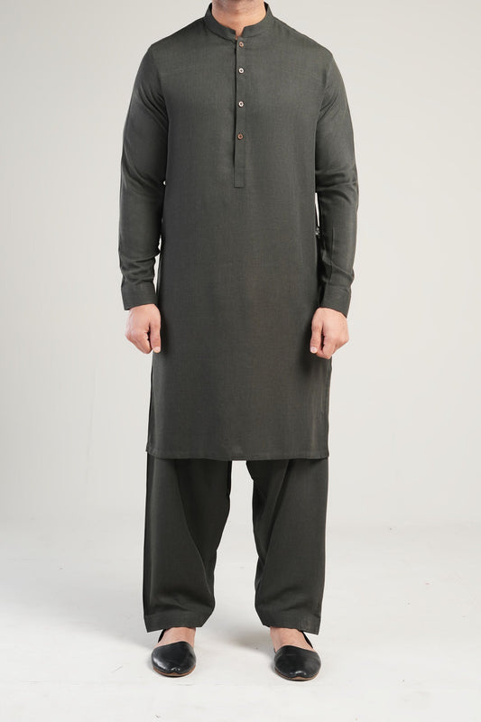 SHALWAR KAMEEZ GREEN - shop at Bareezeman