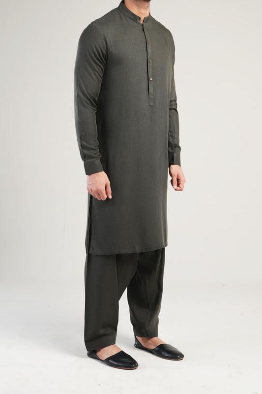 Shalwar Kameez-KSI02401-Green