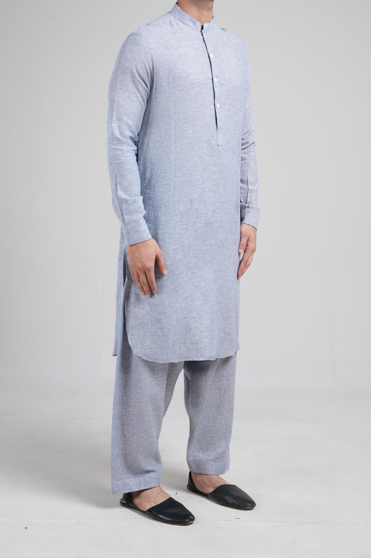 Shalwar Kameez-KSI02402-Grey