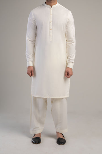 Shalwar Kameez-KSP002406-O-White