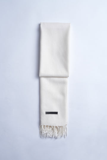 Pashmina Scraf-W2401-O-WHITE