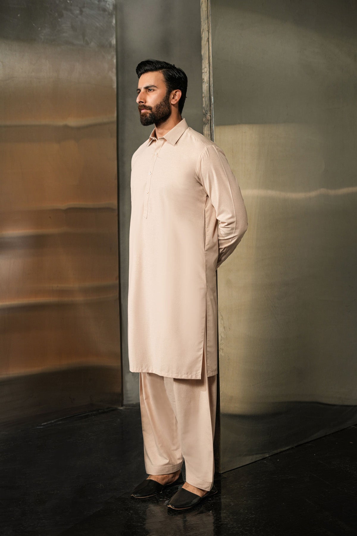 SHALWAR-KAMEEZ-COLLAR-PINK - shop at Bareezeman