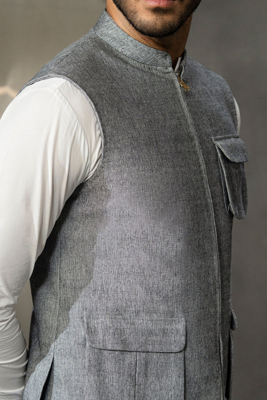 HANDLOOMED-WAISTCOAT-GREY