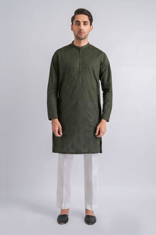 EMBROIDERED-KURTA-GREEN