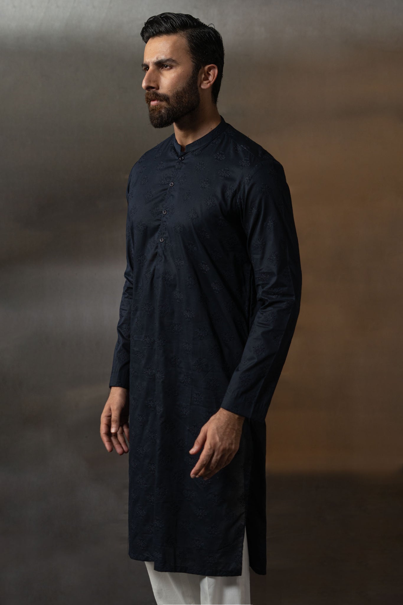 EMBROIDERED-KURTA-NAVY-BLU