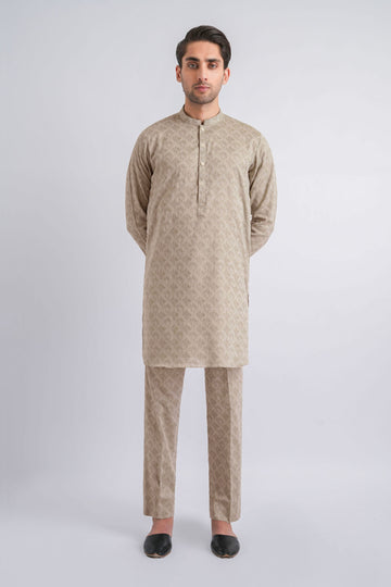 KURTA TROUSER-L-GREY