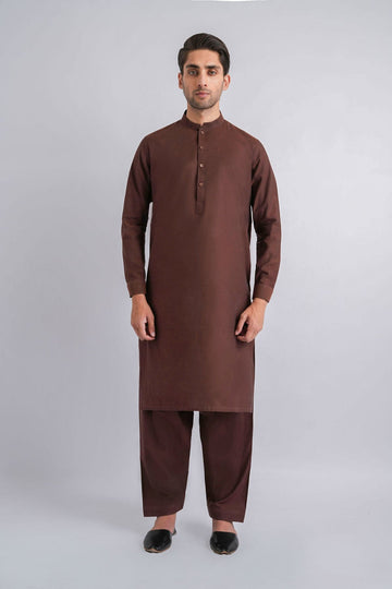 SHALWAR-KAMEEZ-BROWN