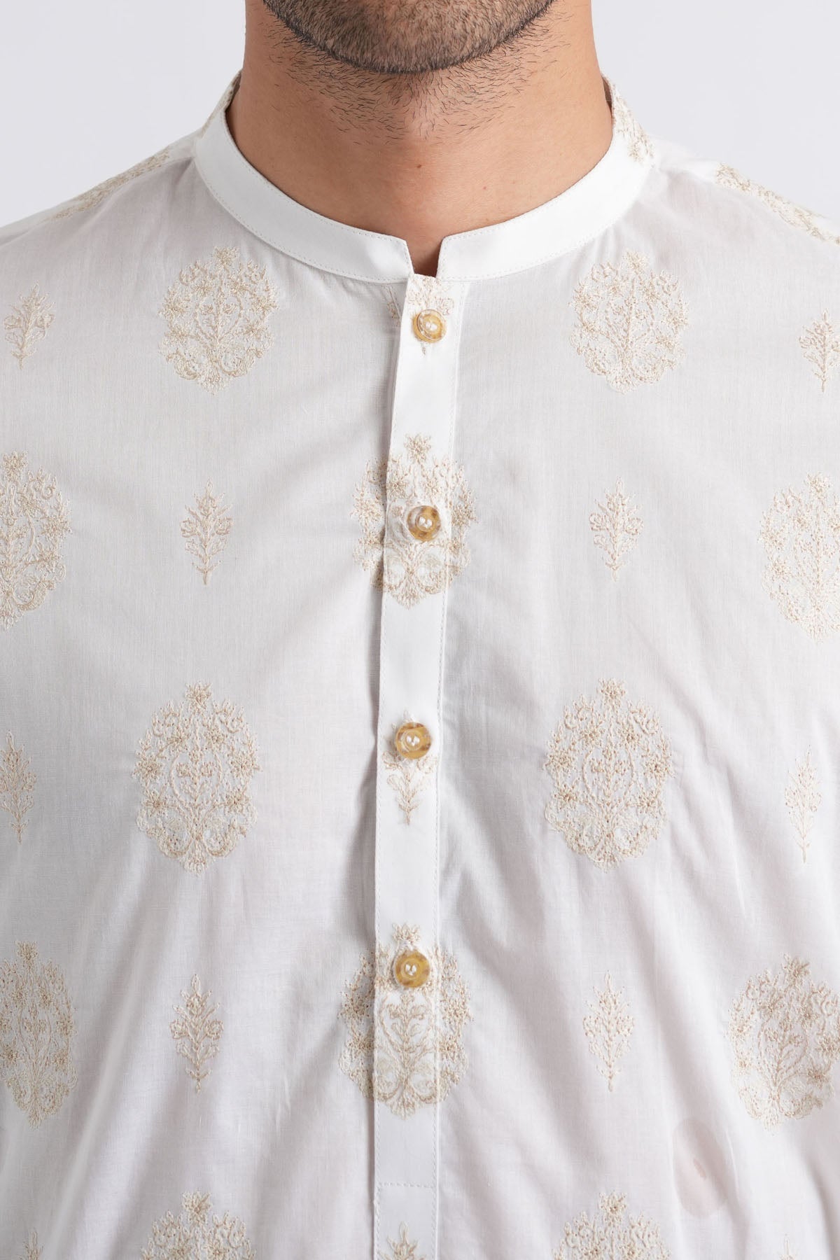 EMBROIDERED-KURTA-WHITE