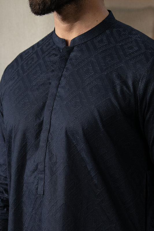 EMBROIDERED-KURTA-N-BLUE