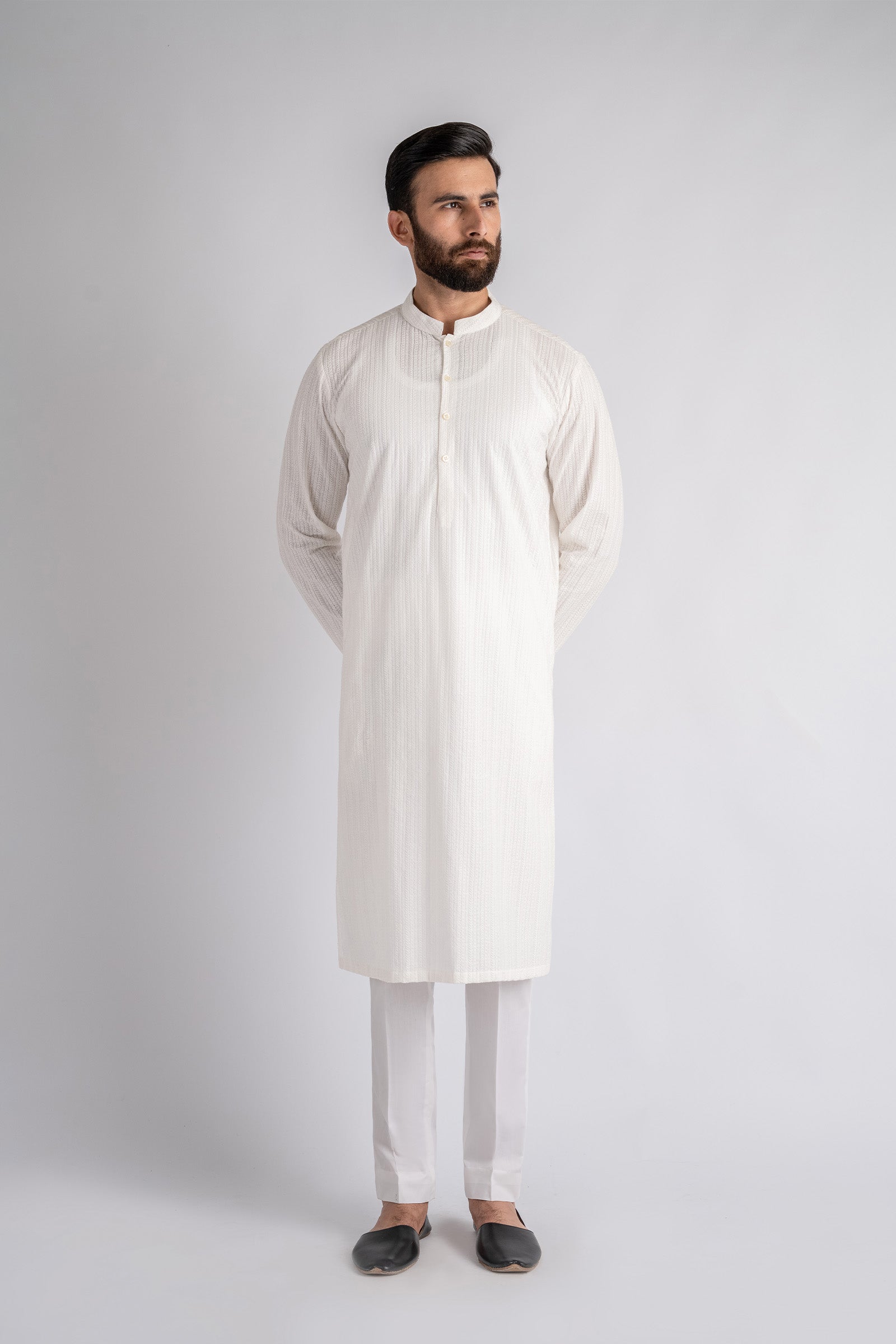 EMBROIDERED-KURTA-WHITE