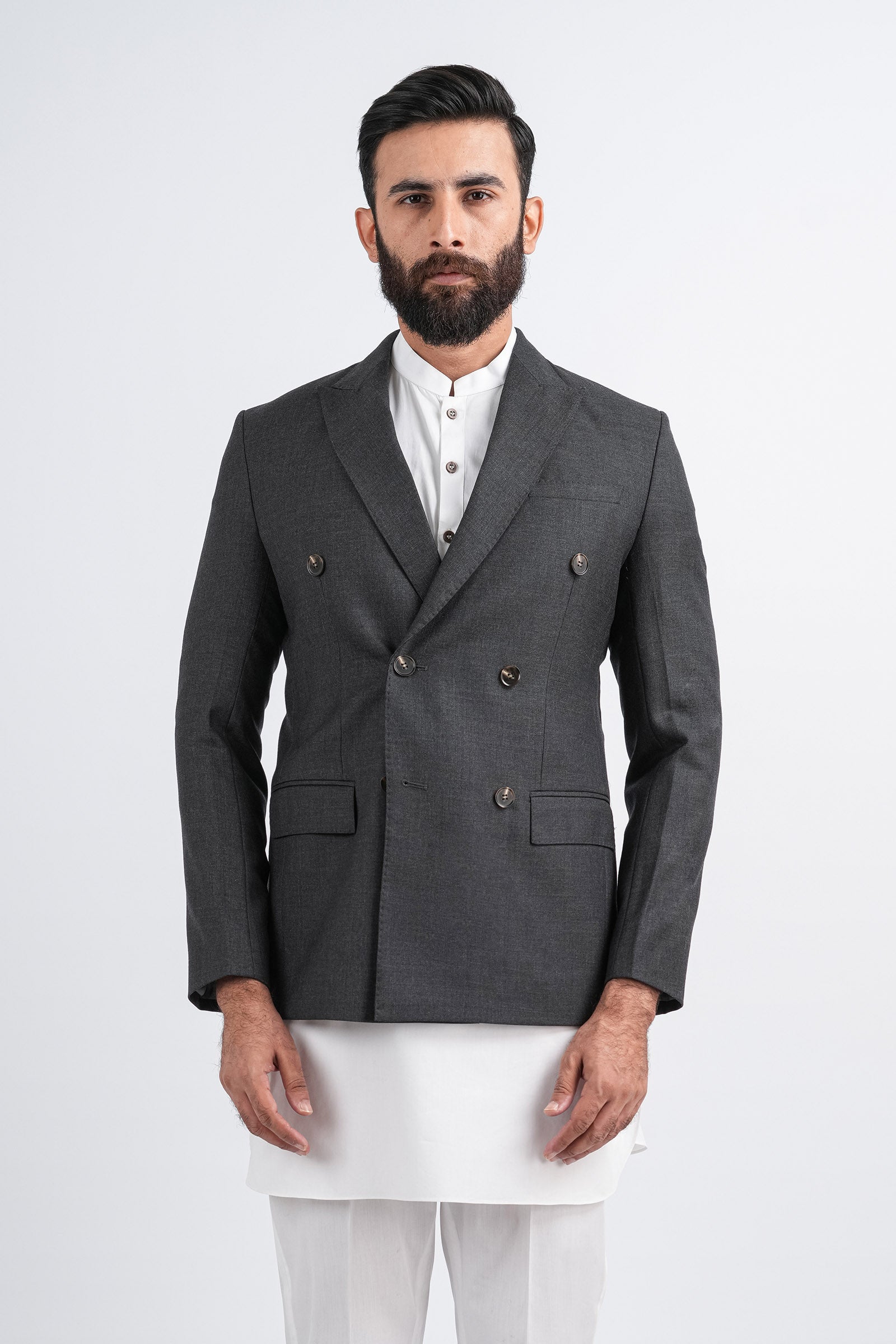 BLAZER-CHARCOAL - shop at Bareezeman