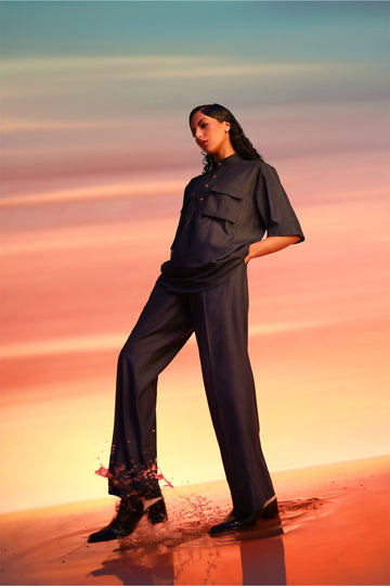 CO-ORD-SET-BLUE - shop at Bareezeman