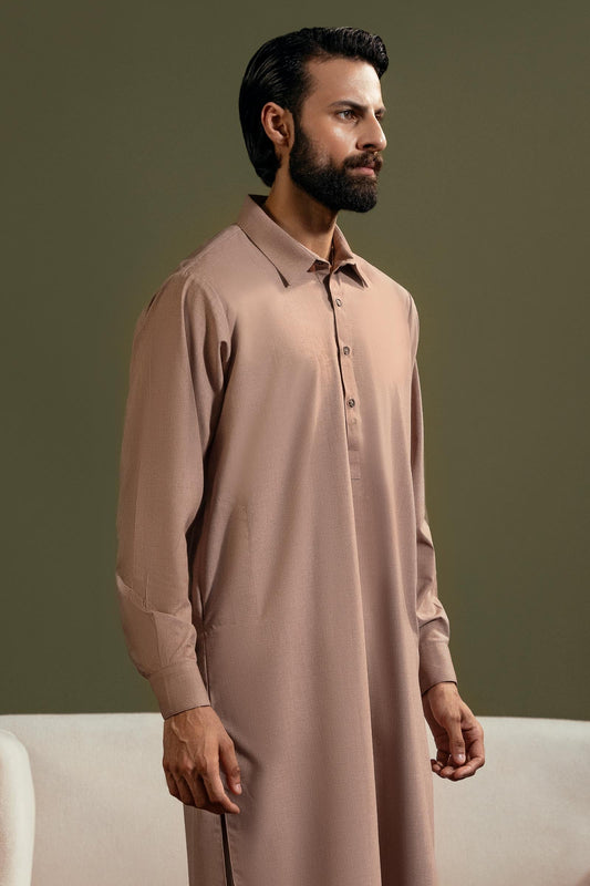 SHALWAR KAMEEZ-SAND - shop at Bareezeman