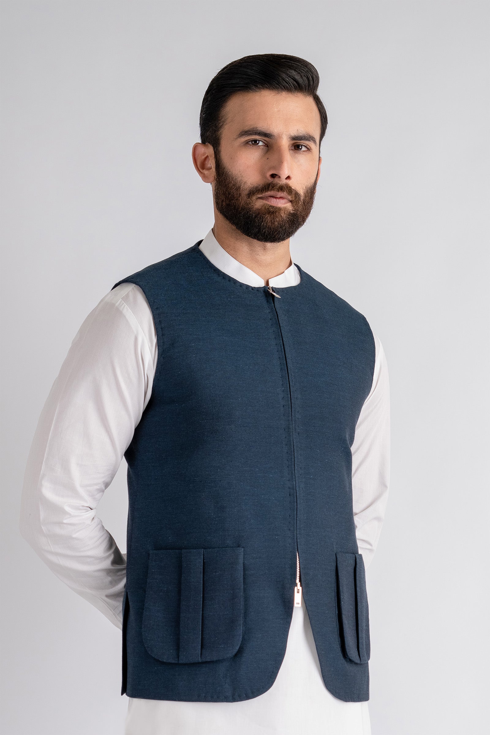 HANDLOOMED-WAISTCOAT-BLUE