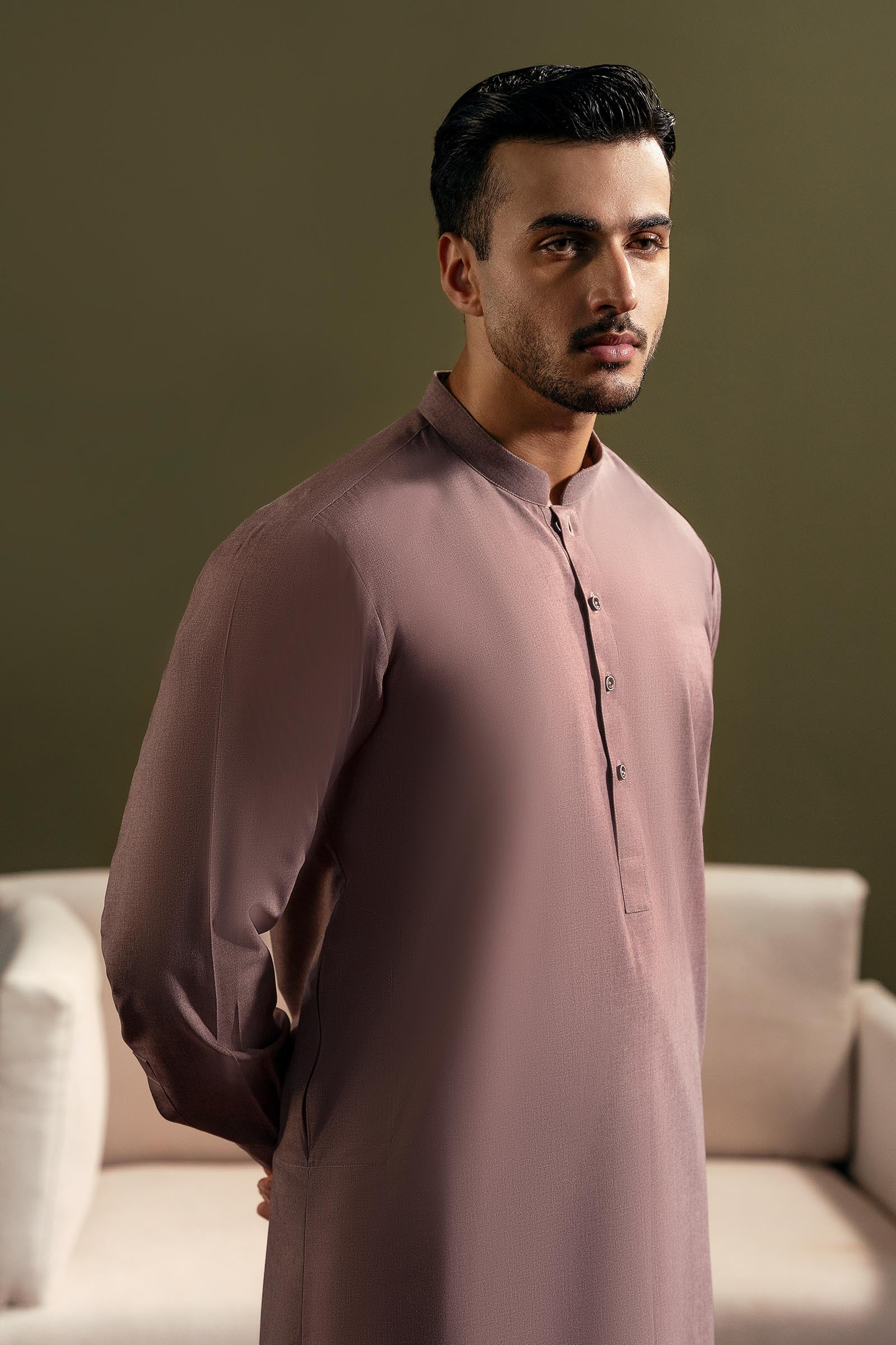SHALWAR KAMEEZ-ROS-WOOL - shop at Bareezeman