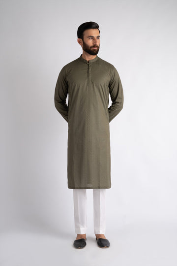 EMBROIDERED-KURTA-GREEN