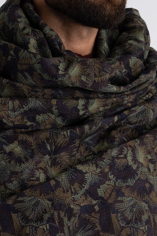 EMBROIDERED-SHAWL-MULTI - shop at Bareezeman