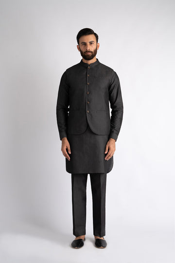 DENIM-WAISTCOAT-D-GREY - shop at Bareezeman