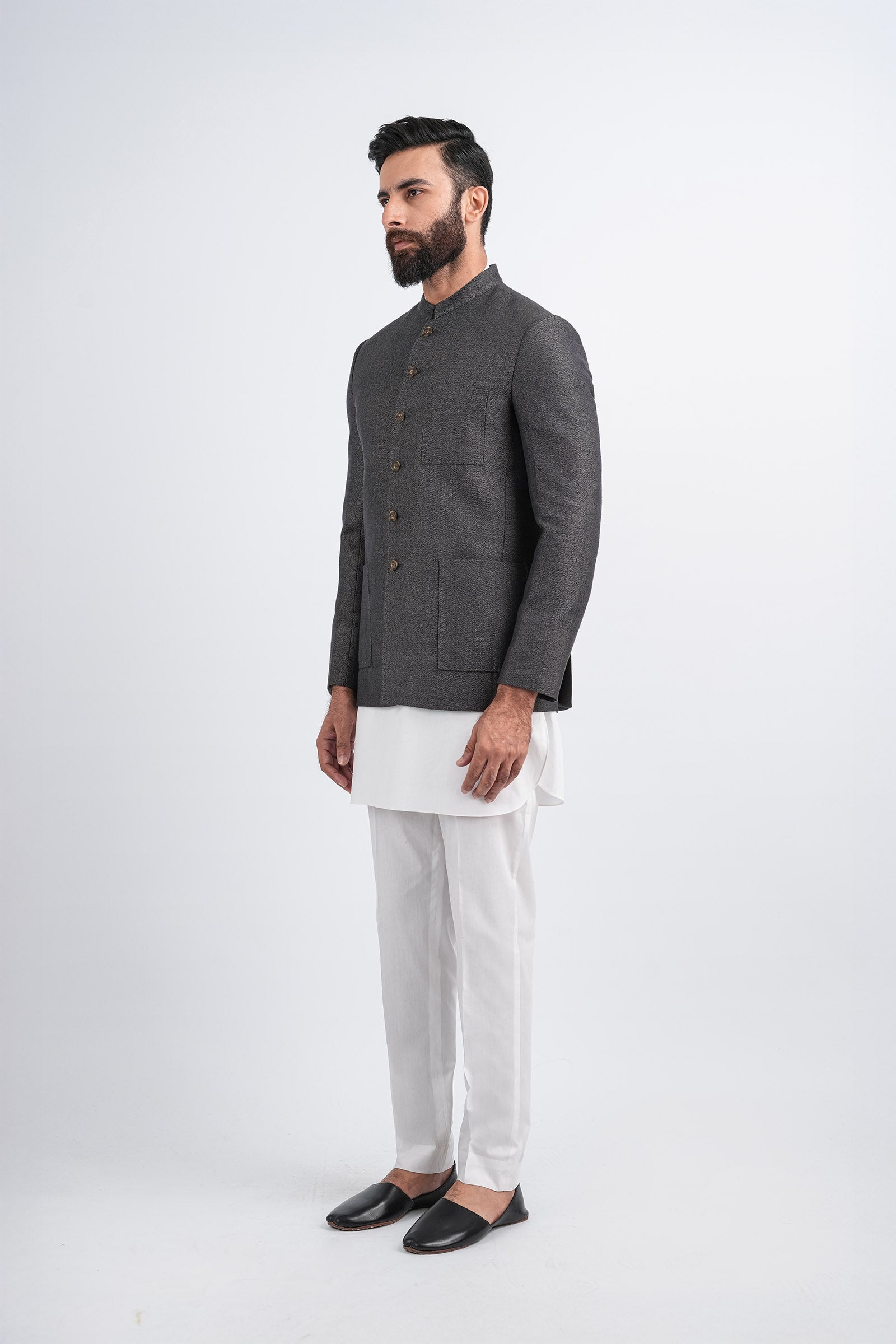 QUAID-COAT-CHARCOAL - shop at Bareezeman